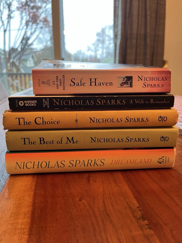 Nicholas Sparks book lot   Safe Haven  A Walk To Remember  The Choice Foto 1 de 1