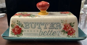 Neue Pionierin Steinzeug bedeckt Butterdose "macht alles besser" - Bild 1 von 6