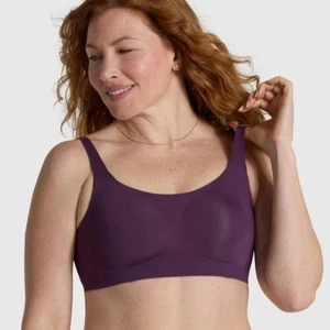 Evelyn Bobbie structured scoop bra plum large - Picture 1 of 10
