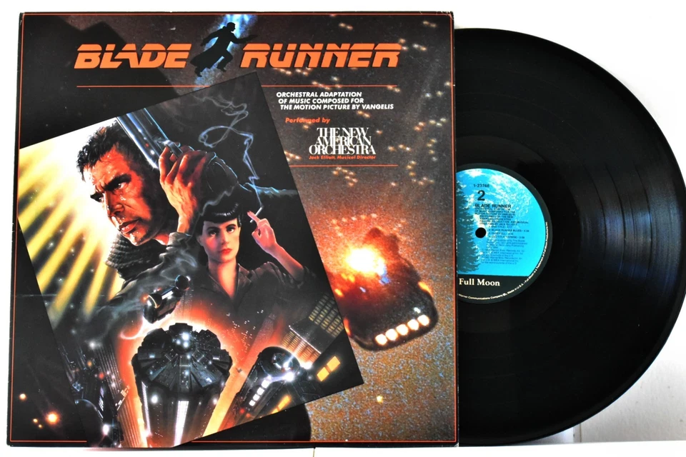 FULL MOON RECORDS 23748-1 USA 1982 1st PRESSING SDTK VANGELIS "Blade Runner" - Image 1 of 2
