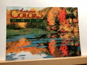Autumn Colors and Reflecting Pond, Ohio in October: - Vintage Postcard - Picture 1 of 3