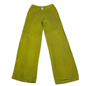 Herve Leger Bandage Pants Womens Medium Wide Leg Knit Ribbed Dress Low Rise - Picture 1 of 10