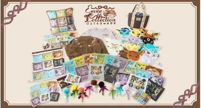 PSL Pokémon Center Original Goods Eevee Collection goods 9 tipi New Eeveelution - Immagine 1 di 4