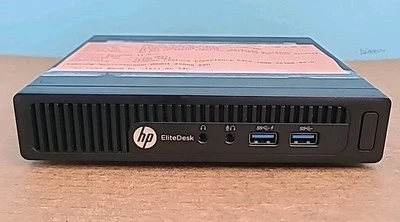 Mini Escritorio HP EliteDesk 705 G3 - 256GB SSD, 8GB RAM, AMD A6-9500E, W11 Pro Foto 1 de 4