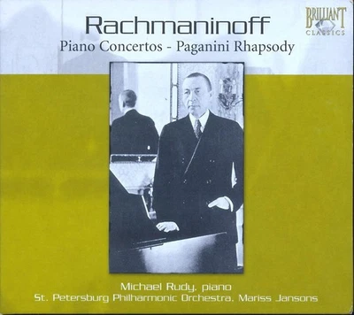 Rachmaninoff: Complete Piano Concertos Mikhail Rudy Jansons [EMI Master] - Image 1 of 2
