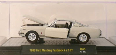 Clássico 1966 Ford Mustang Fastback 2+2 GT R41 17-65... Máquinas M2 - Imagem 1 de 4