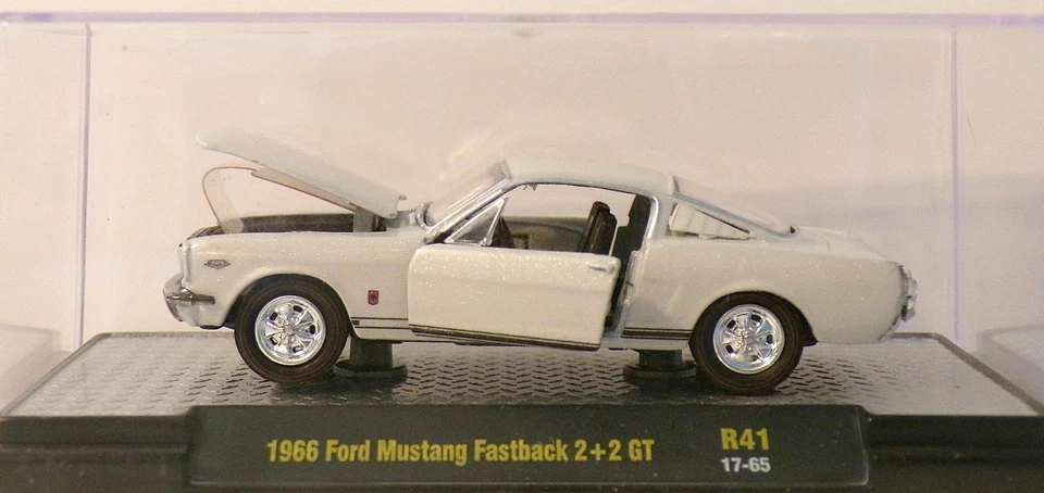Classic 1966 Ford Mustang Fastback 2+2 GT   R41 17-65... M2 Machines - Image 1 of 4
