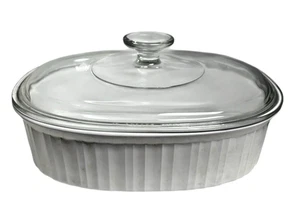 Corning Ware French White F12B 1,8 litri 2 quarti casseruola Pyrex F12C coperchio bianco - Foto 1 di 7