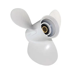 Stainless Steel 11 18 x 13 Pitch Propeller with 13 Teeth for 40 60HP Outboard - Picture 1 of 10