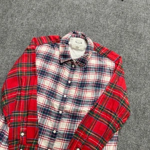 American Eagle Oberhemd Herren Medium Knopfleiste kariert Baumwolle mehrfarbig - Bild 1 von 9