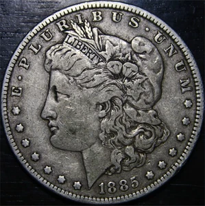 1885 P Morgan Dollar 1$ US Münze 90% Silber Authentic Philadelphia Mint - Bild 1 von 2