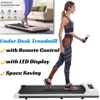 Cinta de correr debajo del escritorio almohadilla para caminar máquina para correr cinta de correr portátil para ejercicio Foto 1 de 4