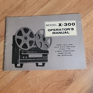 Akai Model X-300 Reel to Reel Owner's Manual Original - Picture 1 of 5