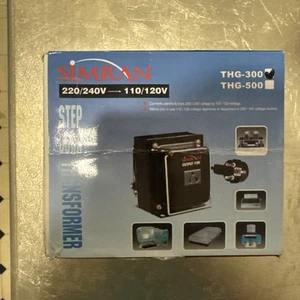 Simran Step Down Transformer THG-300 220/240V TO 110/120V - Picture 1 of 7
