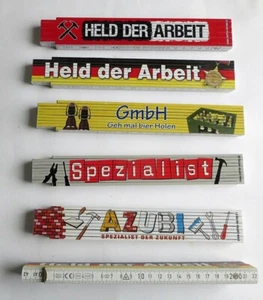 Zollstock lustige Sprüche Geschenk Heimwerker Spezialist Helden Spezialist  - Bild 1 von 11