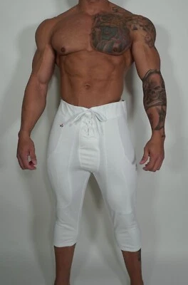 PANTALONES DE FUTBOL HOMBRE BLANCO ADULTO X-GRANDE nuevos Foto 1 de 4