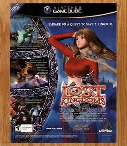 Lost Kingdoms RPG GameCube - Videospiel Druck Werbung Poster Promo Kunst 2002 - Bild 1 von 3