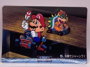 Mario Super Mario Kart Series Banpresto No5 TCG 5st Nintendo 1993 Made in Japan - Picture 1 of 10
