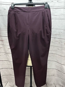 Apt 9 medium maroon light weight tapered at ankle pants (#1932) - Picture 1 of 4
