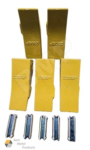(5) 230SP Bucket Tooth with 23FP Flex Pin - Fits Most 230 Style Adapters 0800123 - Picture 1 of 3