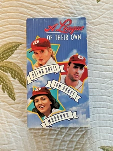 Vintage Used VHS - A LEAGUE OF THEIR OWN 1992 Geena Davis Madonna Tom Hanks - Picture 1 of 4