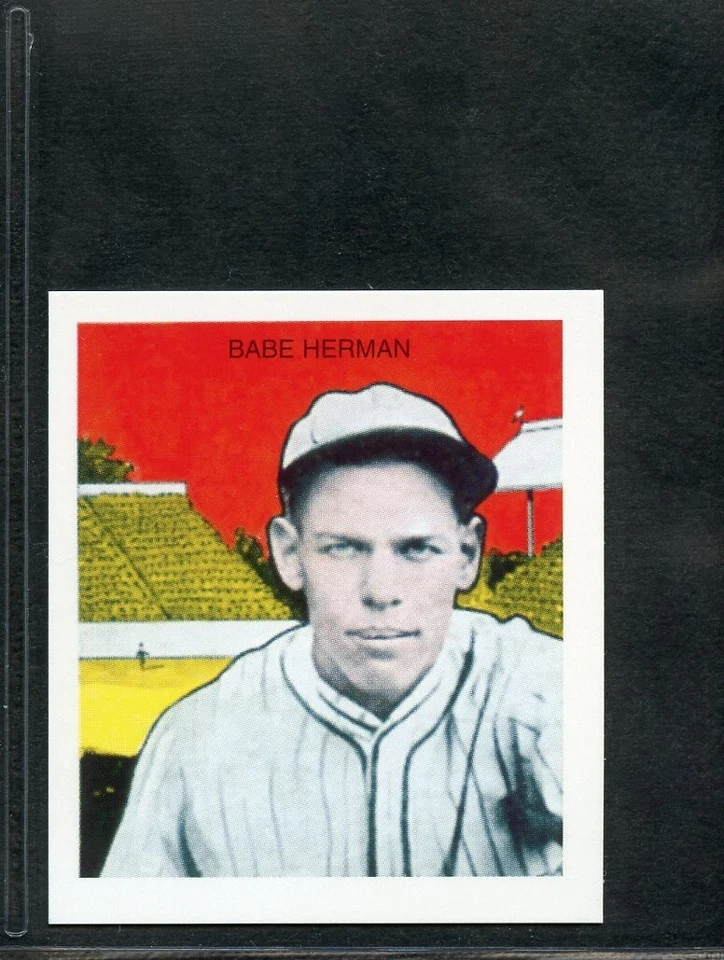 Reimpresiones de béisbol 1933 en órbita de tatuaje - Babe Herman - Chicago Cubs Foto 1 de 1
