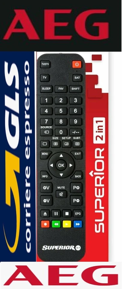 TELECOMANDO UNIVERSALE AEG ; CLICCA SUL TUO MODELLO LO RICEVERAI GIA' PRONTO - Immagine 1 di 1