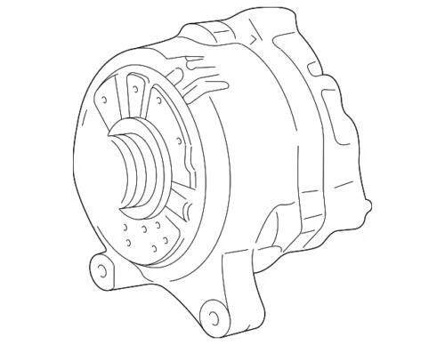 Alternador de auto urbano genuino Ford Lincoln Mercury 2003-2005 4U2Z-10V346-ERRM Foto 1 de 2