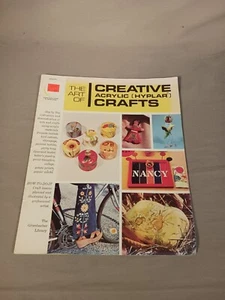 VTG~ The Art of: Creative Acrylic (Hyplar) Crafts ~#B435~ The Grumbacher Library - Picture 1 of 4