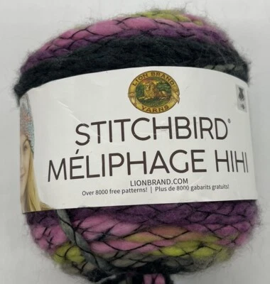Lion Brand Stitchbird Yarn "Purple Martin" 1 Skein #1660 - Image 1 of 4