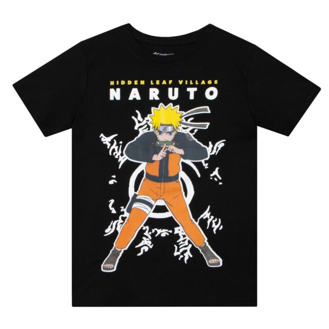 Camiseta Infantil Até Adulto Manga Naruto Uzumaki Desenho