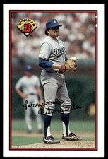 1989 Bowman Fernando Valenzuela Los Angeles Dodgers #337