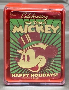 Celebrating Walt Disneys Mickey Mouse Happy Holidays Playing Cards Mini Deck - Bild 1 von 4