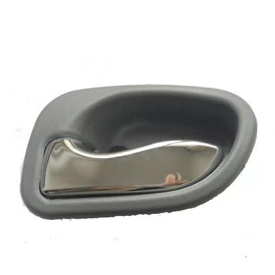 For 1995-1999 Hyundai Accent Inside Front Rear Left Chrome Driver Door Handle - Image 1 of 4