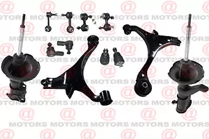 01 to 05 Honda Civic Suspension Steering Kit Inner Outer Tie Rod Ends Sway Bars - Picture 1 of 10