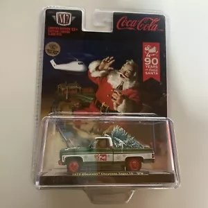 CHASE /750 M2 Machines Coca-Cola Christmas 1973 Chevrolet Cheyenne Super 10 New - Picture 1 of 2