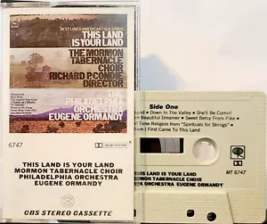 The Mormon Tabernacle Choir - This Land Is Your Land Cassette - Picture 1 of 1
