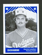1983 TCMA Vero Beach DODGERS #29 DENNIS LEWALLYN Pensacola FLORIDA