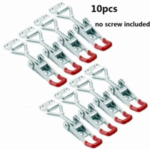 10Pcs Adjustable Toggle Clamp Latch Smoker Latch Clamp Heavy Duty Toggle Latches - Picture 1 of 7