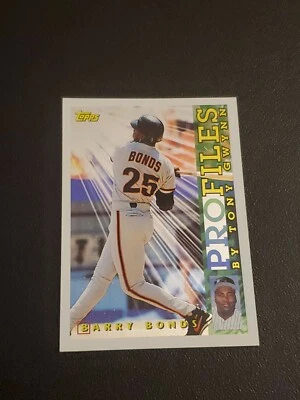  Barry Bonds 1996 TOPPS  PROFILES San Francisco Giants  - Image 1 of 3