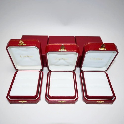 Cartier Accoppiamento Scatola Portagioie Scatola Vuota Regalo COJO4003 Set 3 Pezzi mzmr A
