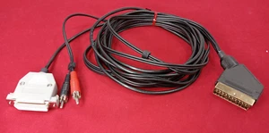 5m COMMODORE AMIGA 500, 600, 1200, 4000 etc. RGB Metre SCART TV Cable/Lead - Picture 1 of 3