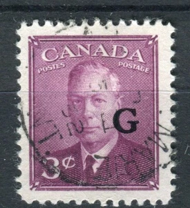 Canada SG.O181 1950-52 KGVI 'G' Official 3c purple used - Picture 1 of 1
