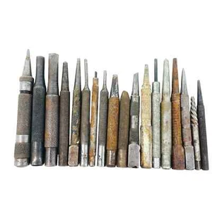 Vintage Assorted Punch Tools Set, Woodworking and Workshop Equipments, 18 Pcs - Picture 1 of 8