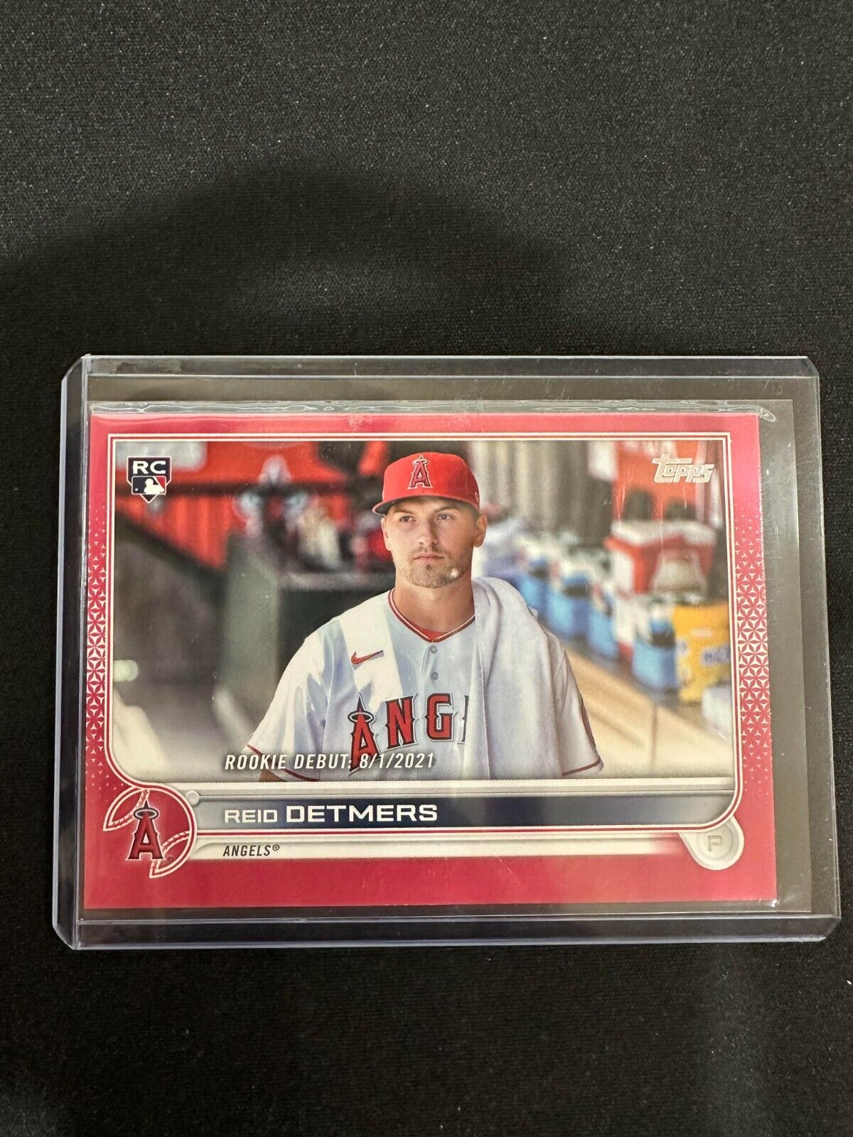 2022 Topps Update Debut Mother's Day Hot Pink /50 Reid Detmers Rookie RC SP ACE