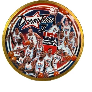 8.5” Sports Impressions Collector's Plate DREAM TEAM II USA Basketball Vintage - Picture 1 of 5