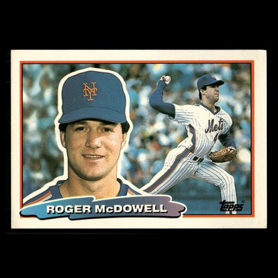 Roger McDowell #101 1988 Topps Big New York Mets Baseball Card MLB - Image 1 of 3