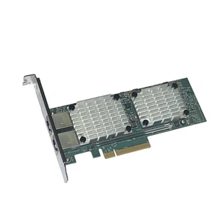 IBM 00E2714 Dual Port 10Gb/s BaseT RJ45 PCIe x8 Netzwerk Adapter Full Profile - Picture 1 of 3