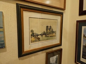 Notre-Dame de Paris. Signed limited edition etching by Frank Will William Boggs - Picture 1 of 9