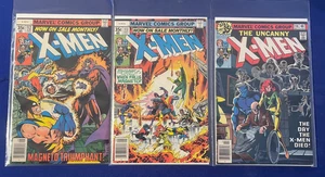 LOT-(3) vintage 1978 Marvel COMIC X-Men #12-14 FINE BAGGED&BOARDED 1st"Uncanny" - Picture 1 of 5